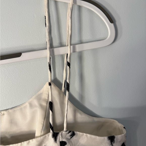 Banana Republic Monogram skirt and top set in white/black floral print size 12 - Picture 5 of 8